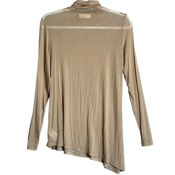 Velvet by Graham & Spencer Small Mock Neck Lightweight Asymmetric lagenlook - Picture 2 of 8